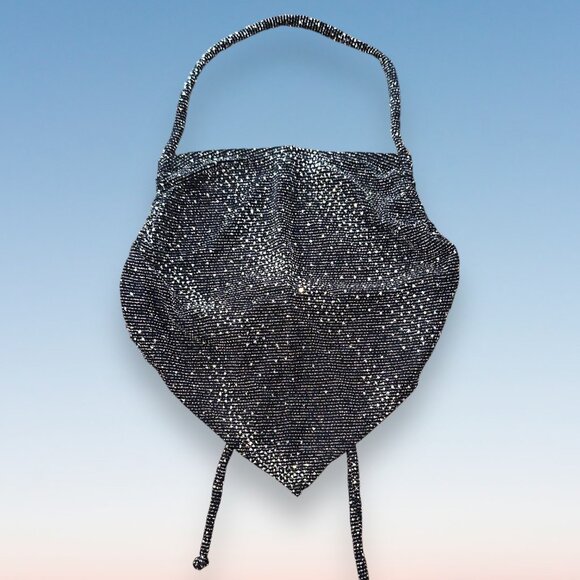 Zuliana Small Backless Set Sparkly 90s - Y2K Coquette Glam 3 Piece Matching Set - Picture 4 of 11